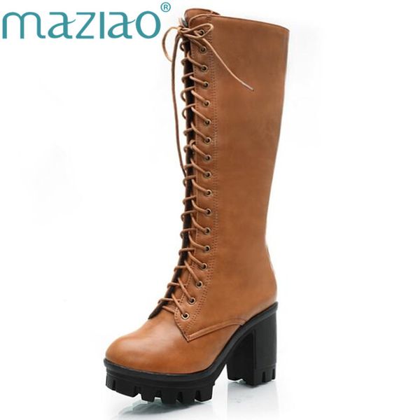 maziao черный желтый большой размер 34-43 lace up kee-высокие ботинки женщин обувь новая площадь каблука высокие сапоги зимней моды платформ, Black
maziao черный желтый большой размер 34-43 lace up kee-высокие ботинки женщин обувь новая площадь каблука высокие сапоги зимней моды платформ, Black