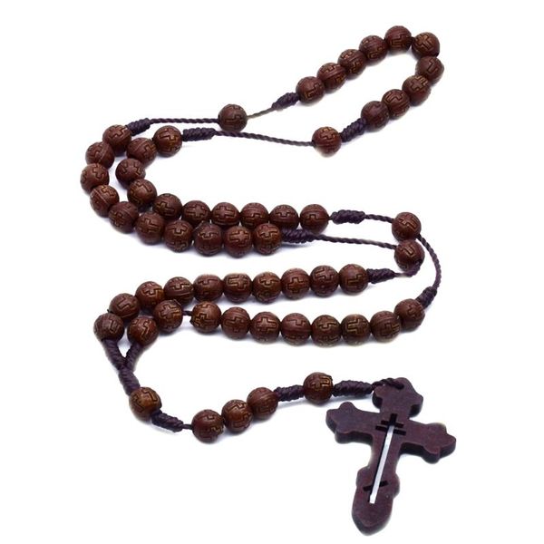 handmade men cross catholic rosary beads pendant necklace religious chain charm xxfd, Silver
handmade men cross catholic rosary beads pendant necklace religious chain charm xxfd, Silver