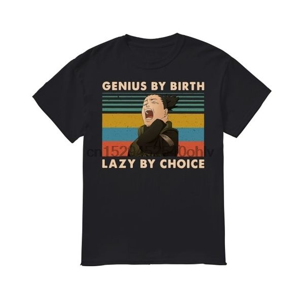 nara shikamaru naturo genius by birth lazy by choice shirt and tank top
