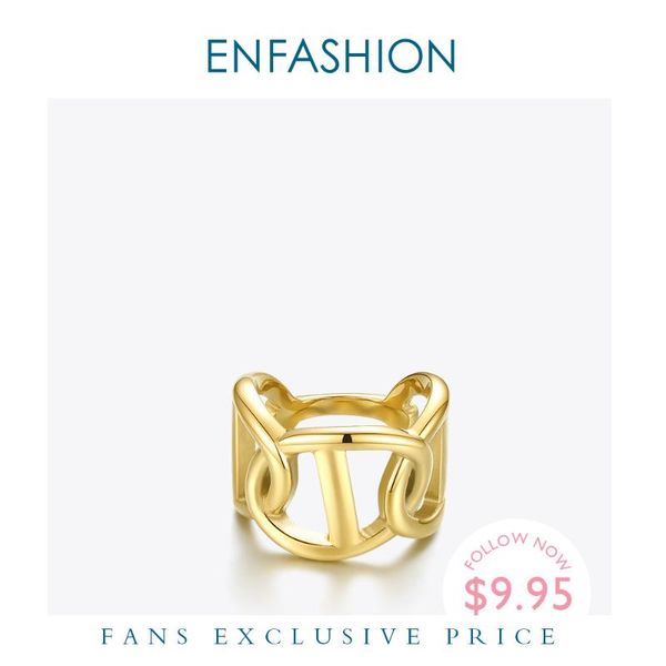 cluster rings enfashion punk hollow for women party stainless steel fashion jewelry gold color curved ring 2021 anillos mujer r204056, Golden;silver
cluster rings enfashion punk hollow for women party stainless steel fashion jewelry gold color curved ring 2021 anillos mujer r204056, Golden;silver
