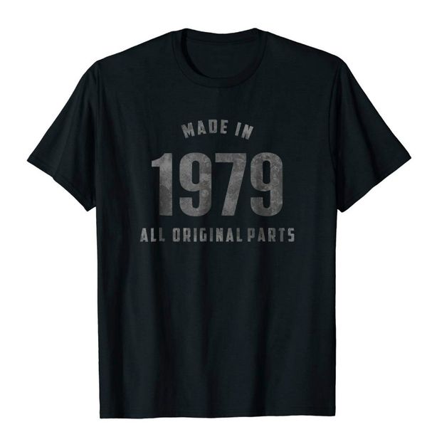 short sleeved made in 1979 all original parts t shirt t shirt printing men streetwear cool men t-shirt simple 100% cotton
short sleeved made in 1979 all original parts t shirt t shirt printing men streetwear cool men t-shirt simple 100% cotton