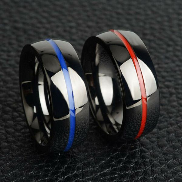 bangle 8mm stainless steel couple rings, engagement wedding valentine's day special gifts elegant, Black
bangle 8mm stainless steel couple rings, engagement wedding valentine's day special gifts elegant, Black