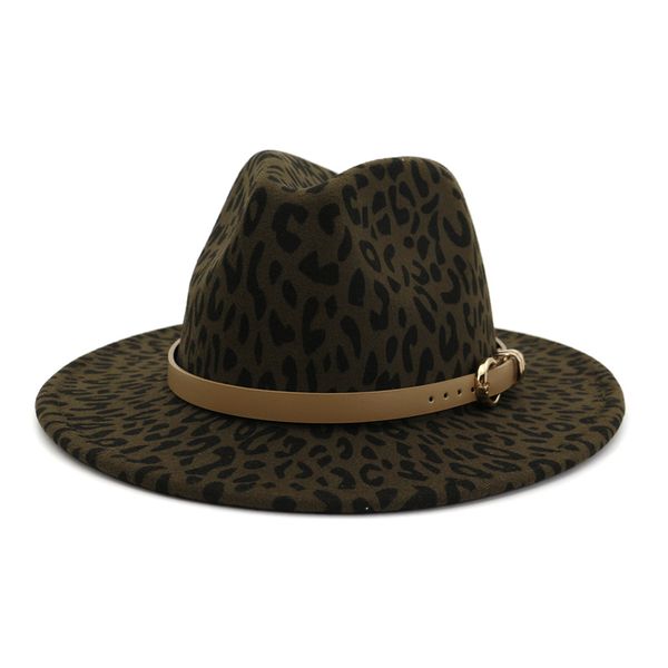 2020 men women wide brim wool felt leopard print fedora hats with belt buckle vintage panama trilby cap hat, Blue;gray
2020 men women wide brim wool felt leopard print fedora hats with belt buckle vintage panama trilby cap hat, Blue;gray