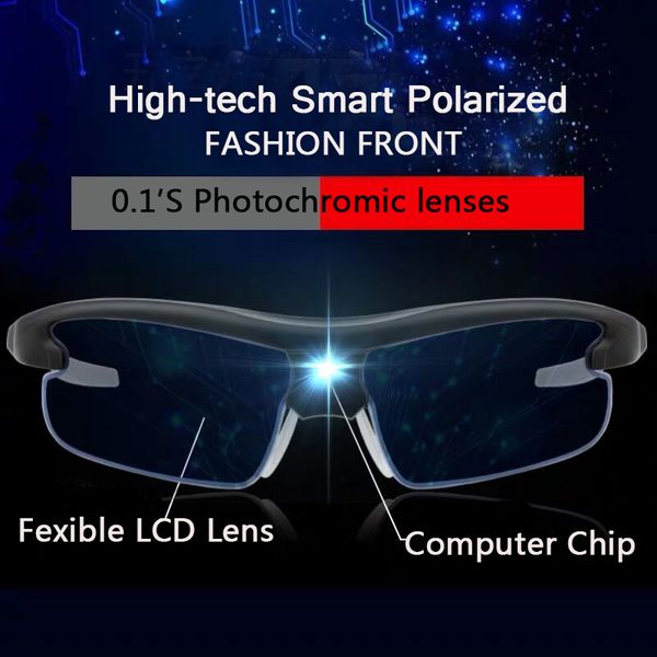 intelligent pchromic sunglasses men 2019 frontier decoration sunglass designer glasses women prescription clips, Silver
intelligent pchromic sunglasses men 2019 frontier decoration sunglass designer glasses women prescription clips, Silver