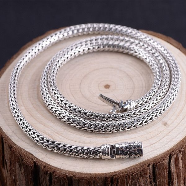 chains 56.2g 925 sterling silver jewelry necklace 5mm thickness chain men gift thai long&choker fashion 
chains 56.2g 925 sterling silver jewelry necklace 5mm thickness chain men gift thai long&choker fashion