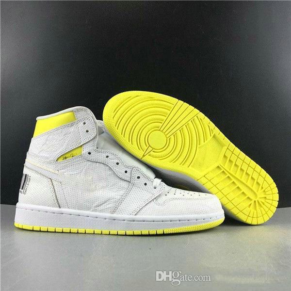 2020 new 1 high og first class flight mens basketball shoes trainers 1s bar code white lemon yellow sports sneakers, White;red
2020 new 1 high og first class flight mens basketball shoes trainers 1s bar code white lemon yellow sports sneakers, White;red