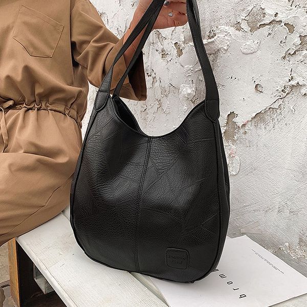 bag women's leather handbag vintage shoulder fashion dumplings purses and handbags large capacity crossbody bags for women black
bag women's leather handbag vintage shoulder fashion dumplings purses and handbags large capacity crossbody bags for women black