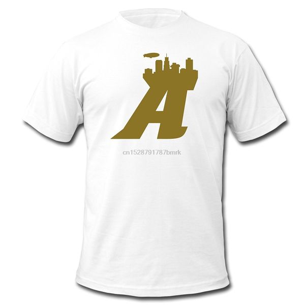 casual t-shirts hip hop style tee s-2xl akron skyline men t-shirt by by
