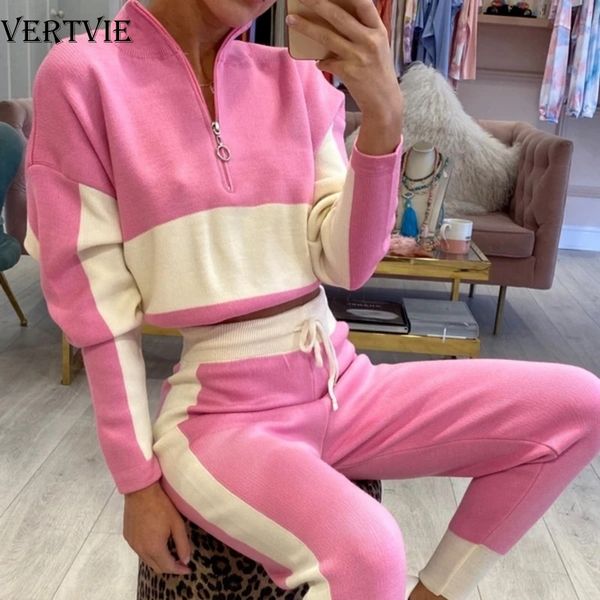 vertvie women 2 piece outfit stitching color long sleeve pullover sweatshirt side striped sport pant jogger set female tracksuit, Black;blue
vertvie women 2 piece outfit stitching color long sleeve pullover sweatshirt side striped sport pant jogger set female tracksuit, Black;blue