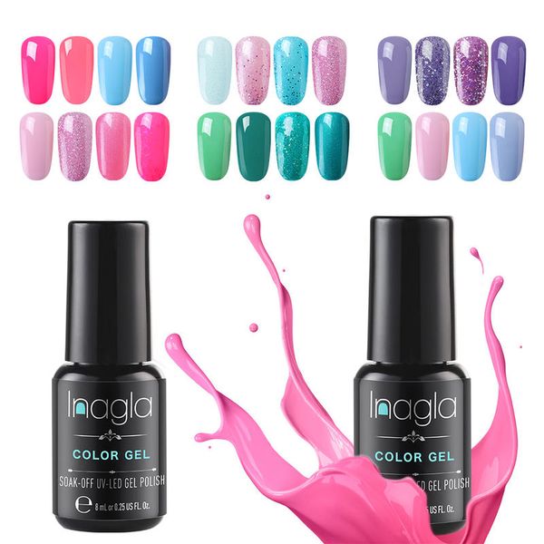 inagla 4pcs/set gel polish all for manicure uv nail lacquer soak off nail art led gel varnish painting for nail gel art, Red;pink
inagla 4pcs/set gel polish all for manicure uv nail lacquer soak off nail art led gel varnish painting for nail gel art, Red;pink