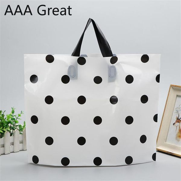 gift wrap 50pcs/lot supermarket shopping bag plastic bags handle snack boutique clothing milk packing dots christmas clothes pouches
gift wrap 50pcs/lot supermarket shopping bag plastic bags handle snack boutique clothing milk packing dots christmas clothes pouches
