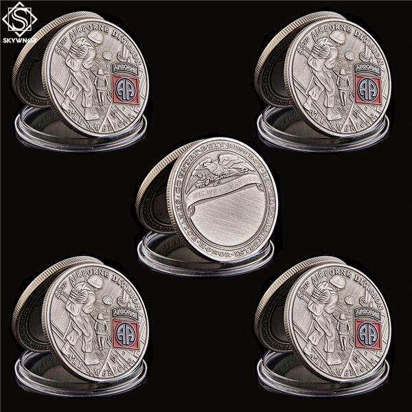 5pcs/lot 82nd airborne division craft anniversary all american eagle army challenge coin
5pcs/lot 82nd airborne division craft anniversary all american eagle army challenge coin