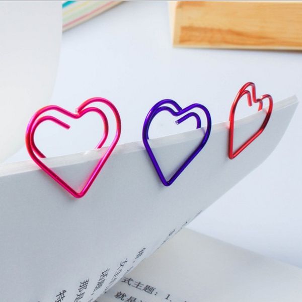 bulk 300pcs love heart shaped small paper clips bookmark clips for office school home 6 colors
bulk 300pcs love heart shaped small paper clips bookmark clips for office school home 6 colors