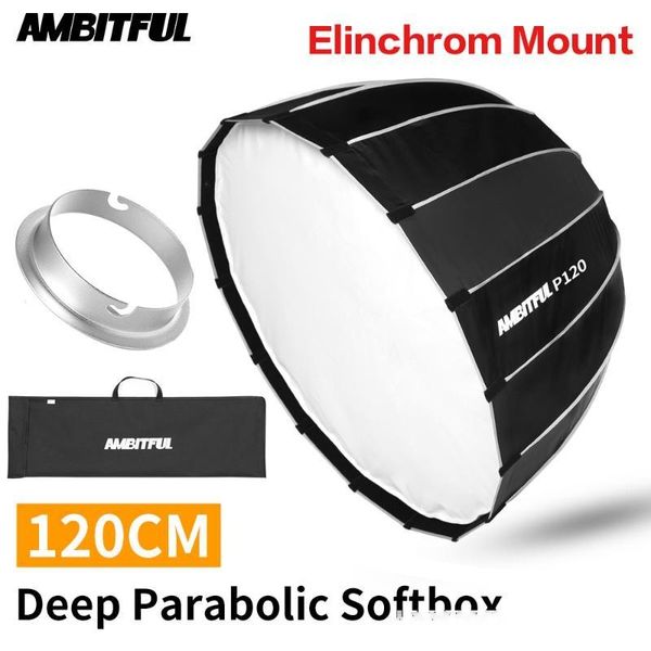 ambitful p120 portable 120cm 16 metal rods deep parabolic softbox elinchrom mount studio flash speedlite reflector softbox
ambitful p120 portable 120cm 16 metal rods deep parabolic softbox elinchrom mount studio flash speedlite reflector softbox