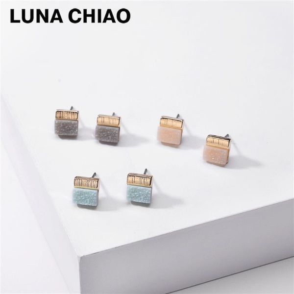 chiao fashion jewelry geometric mini stud earring-gold color resin druzy ear studs for women, Golden;silver
chiao fashion jewelry geometric mini stud earring-gold color resin druzy ear studs for women, Golden;silver