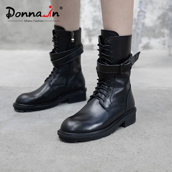 donna-in mid calf women winter boots genuine leather stylish zip lace up with warm plush black platform boots gothic for ladies
donna-in mid calf women winter boots genuine leather stylish zip lace up with warm plush black platform boots gothic for ladies