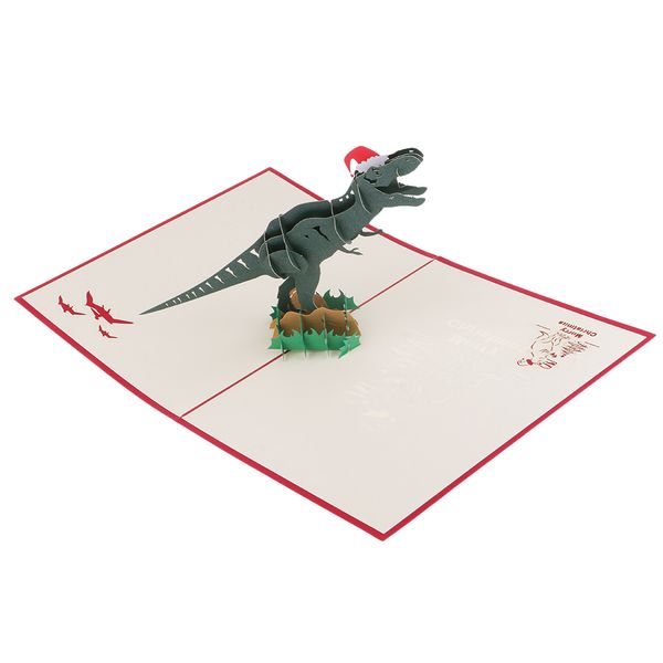 3d handmade christmas tyrannosaurus rex dinosaur paper invitation greeting cards postcard kids creative gift
3d handmade christmas tyrannosaurus rex dinosaur paper invitation greeting cards postcard kids creative gift