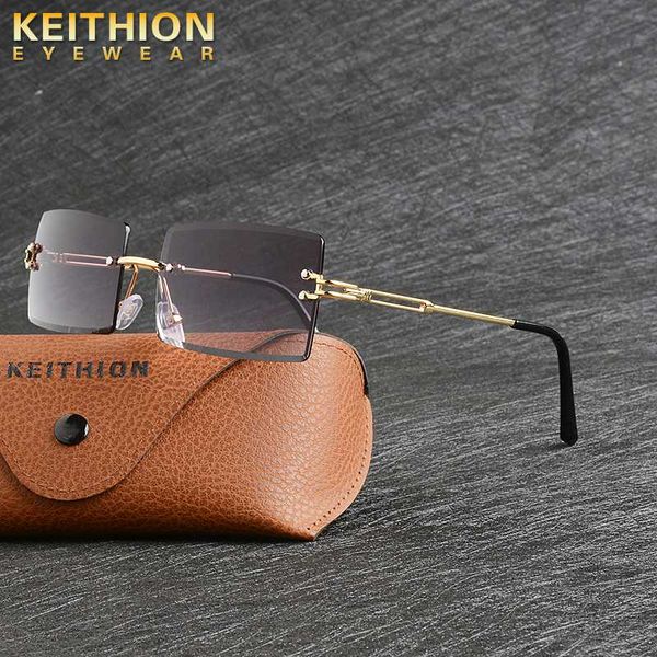 sunglasses keithion fashion rimless rectangle women men shades alloy glasses uv400, White;black
sunglasses keithion fashion rimless rectangle women men shades alloy glasses uv400, White;black