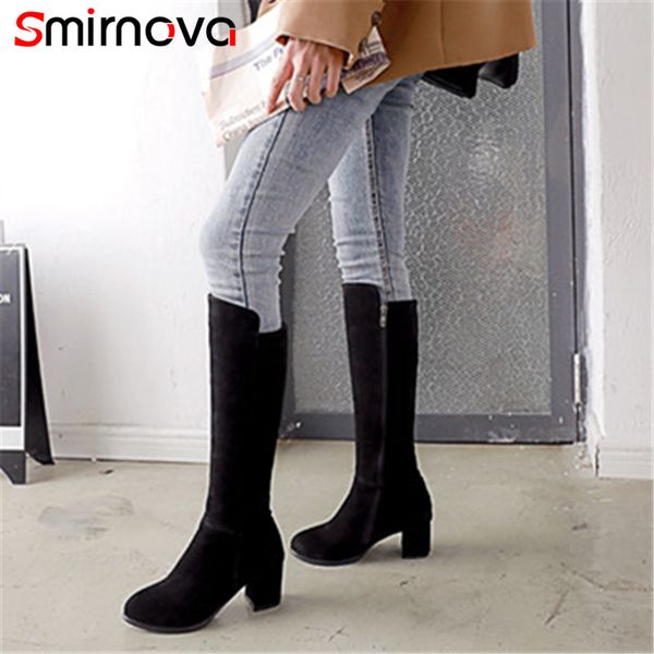 boots smirnova fashion big size shoes zipper 2021 flock long ladies winter keep warm knee high woman heel, Black
boots smirnova fashion big size shoes zipper 2021 flock long ladies winter keep warm knee high woman heel, Black
