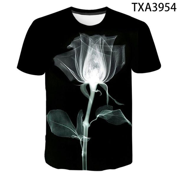 boy girl flower new summer cool 3d print shirts hentai hippie graphic men clothing