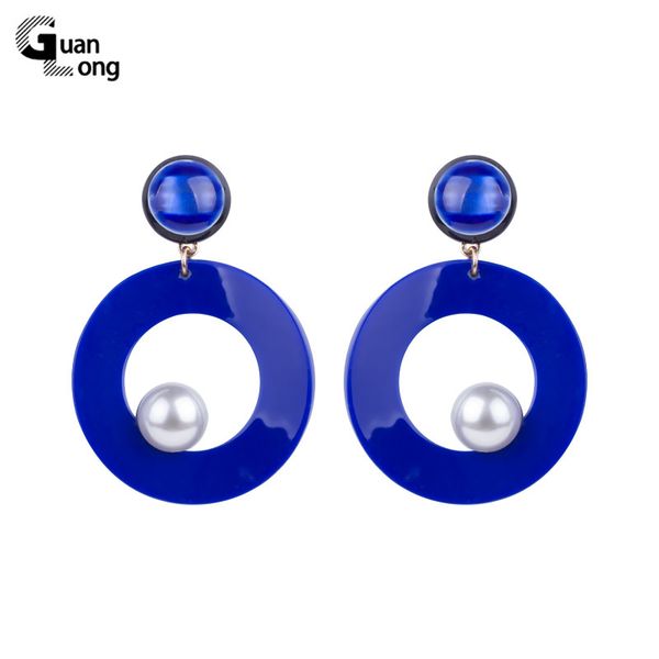 guanlong vintage fashion resin long big drop earrings for women circle acrylic imitation pearl earings for girls jewelry brincos, Silver
guanlong vintage fashion resin long big drop earrings for women circle acrylic imitation pearl earings for girls jewelry brincos, Silver