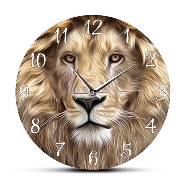 lion face modern print wall clock frameless silent non ticking wall watch safari jungle wildlife animal art clock bedroom decor
lion face modern print wall clock frameless silent non ticking wall watch safari jungle wildlife animal art clock bedroom decor