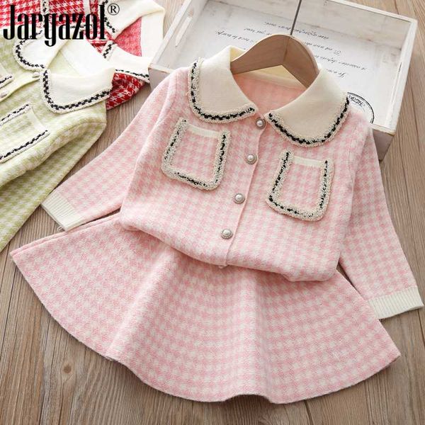 kids girls long sleeve kids sweaters fashion wear knitted cardigan and skirt clothing suit for children baby girl, Blue
kids girls long sleeve kids sweaters fashion wear knitted cardigan and skirt clothing suit for children baby girl, Blue