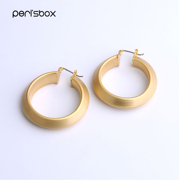 hoop & huggie peri'sbox matte gold sliver metal thick hoops earrings for women bohemia round circle simple big bijoux, Golden;silver
hoop & huggie peri'sbox matte gold sliver metal thick hoops earrings for women bohemia round circle simple big bijoux, Golden;silver