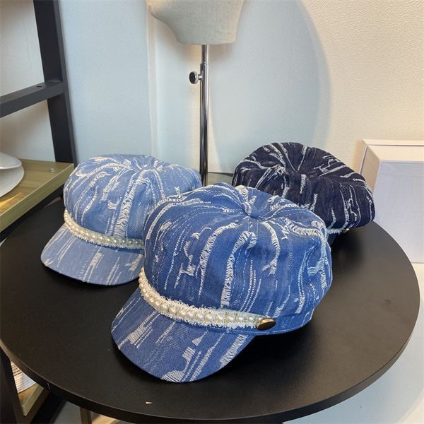 202007-mayjinxi new autumn pearl ribbon gold button leisure lady octagonal hat women visors cap, Blue;gray
202007-mayjinxi new autumn pearl ribbon gold button leisure lady octagonal hat women visors cap, Blue;gray