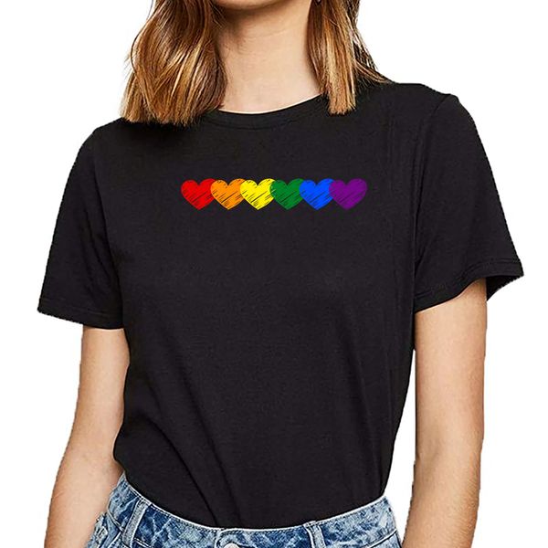 t shirt women lgbt gay pride rainbow heart cute gift fit inscriptions custom female tshirt
t shirt women lgbt gay pride rainbow heart cute gift fit inscriptions custom female tshirt