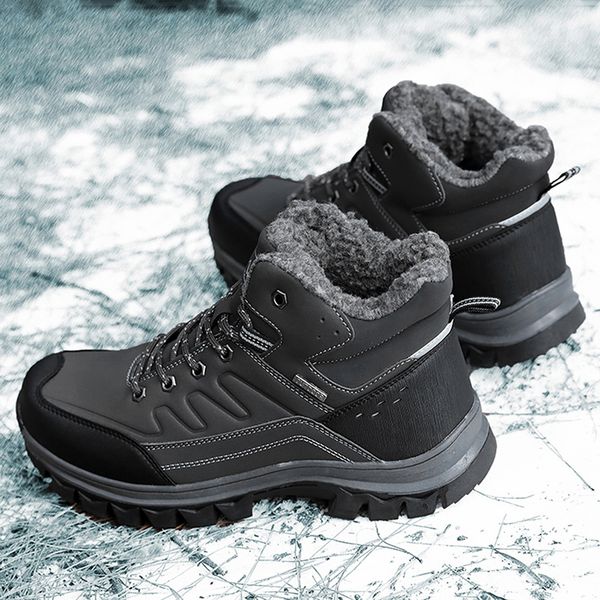 plus size 37-47 men boots winter warm snow boots ankle booties man booties male sneakers shoes tenis masculino, Black
plus size 37-47 men boots winter warm snow boots ankle booties man booties male sneakers shoes tenis masculino, Black