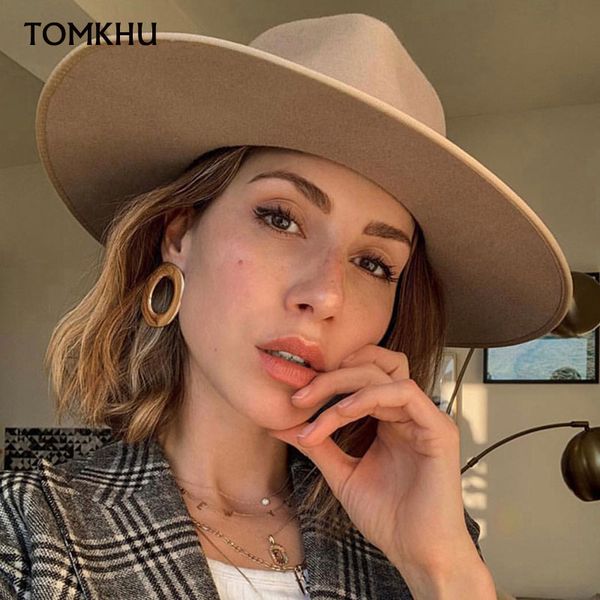 stingy brim hats classical wide porkpie fedora hat black camel 100% wool women winter cap wedding jazz sombrero mujer, Blue;gray
stingy brim hats classical wide porkpie fedora hat black camel 100% wool women winter cap wedding jazz sombrero mujer, Blue;gray