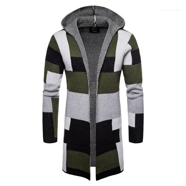 straight casual autumn plaid patchwork striped mens coats winter knitted hooded cardigan long sleeve slim loose winter sweaters, White;black
straight casual autumn plaid patchwork striped mens coats winter knitted hooded cardigan long sleeve slim loose winter sweaters, White;black