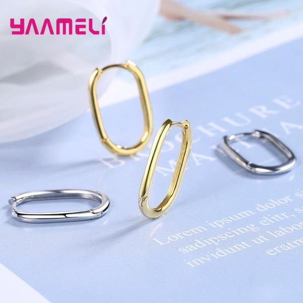 minimalist 100% real 925 sterling silver earrings for women men gold color ear hoops female wedding, Golden;silver
minimalist 100% real 925 sterling silver earrings for women men gold color ear hoops female wedding, Golden;silver