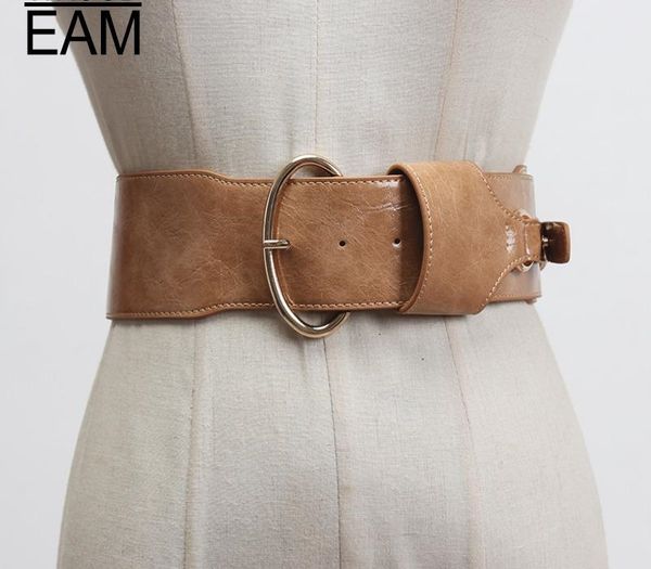 wkoud eam 2020 new metal pin buckle pu leather belt women fashion shiney wide corset belt trendy waistband female tide pf579, Black;brown 
wkoud eam 2020 new metal pin buckle pu leather belt women fashion shiney wide corset belt trendy waistband female tide pf579, Black;brown