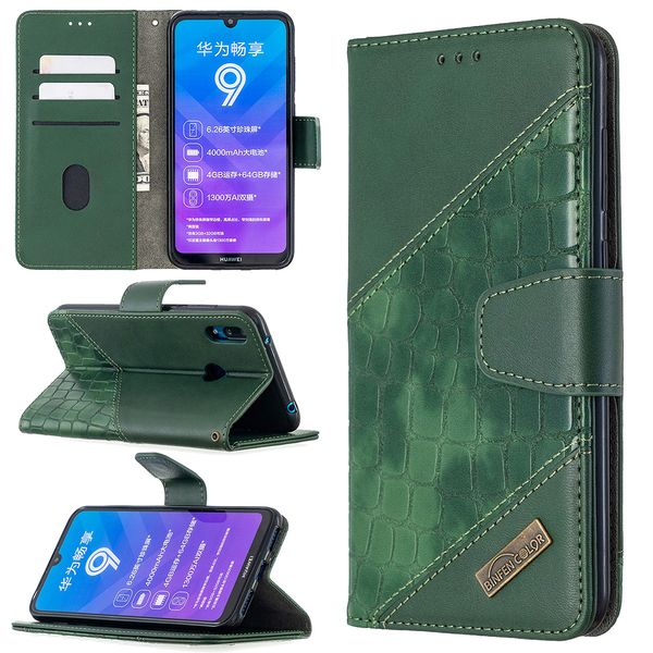 for huawei y7 2019/y7 prime 2019 case flip cover stand wallet pu leather color matching crocodile for huawei p smart 2020
for huawei y7 2019/y7 prime 2019 case flip cover stand wallet pu leather color matching crocodile for huawei p smart 2020