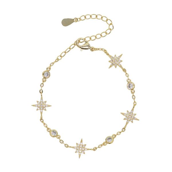 charm bracelets star cz station chain bracelet fashion jewelry for women girl high quality, Golden;silver
charm bracelets star cz station chain bracelet fashion jewelry for women girl high quality, Golden;silver