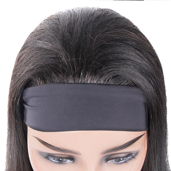 lace wigs full machine made wig 150 density headband human hair natural easy wearing brazilian straight remy, Black;brown
lace wigs full machine made wig 150 density headband human hair natural easy wearing brazilian straight remy, Black;brown