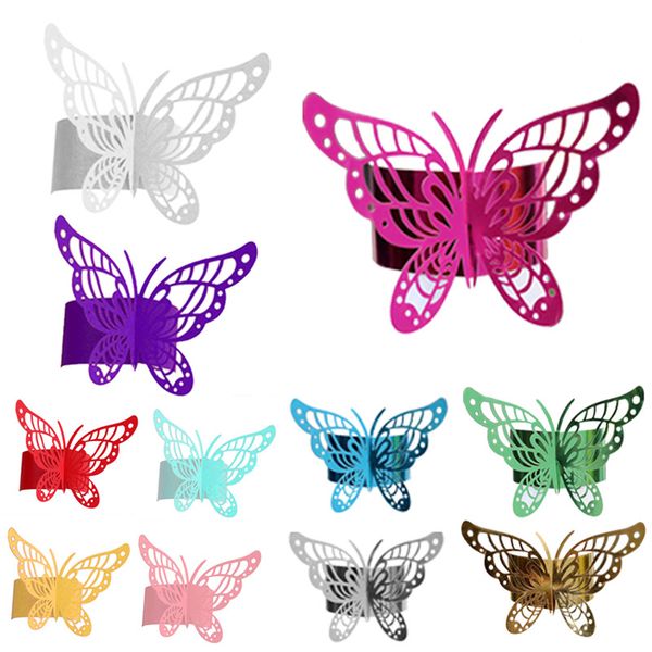 colorful napkin ring butterfly napkin holder wedding decoration banquet party table decoration buckle
colorful napkin ring butterfly napkin holder wedding decoration banquet party table decoration buckle