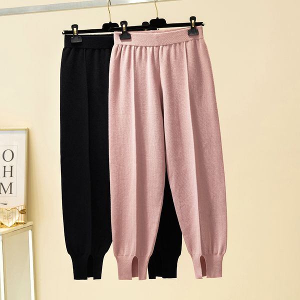 large size trosuer woman 2020 new autumn and winter pants female large loose pink knitting harm pants womens trousers streetwear, Black;white
large size trosuer woman 2020 new autumn and winter pants female large loose pink knitting harm pants womens trousers streetwear, Black;white
