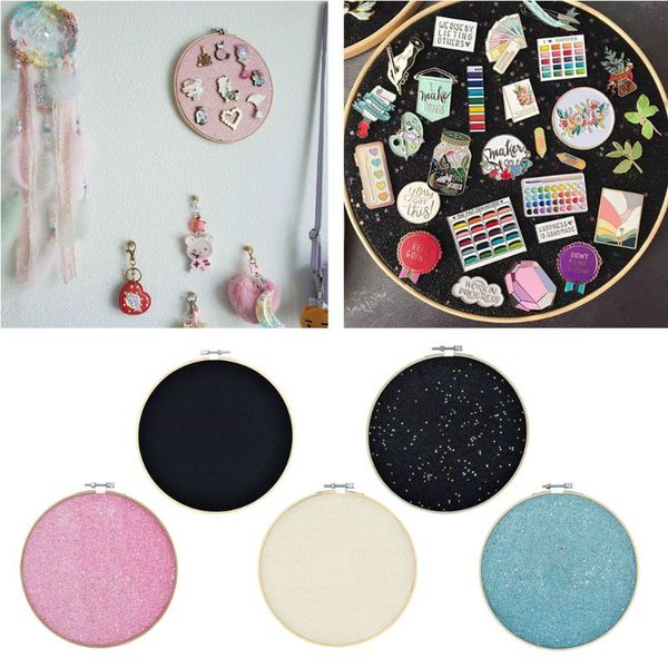 badge brooch display wall hanging pin display glitter board pin holder collection embroidery hoop
badge brooch display wall hanging pin display glitter board pin holder collection embroidery hoop