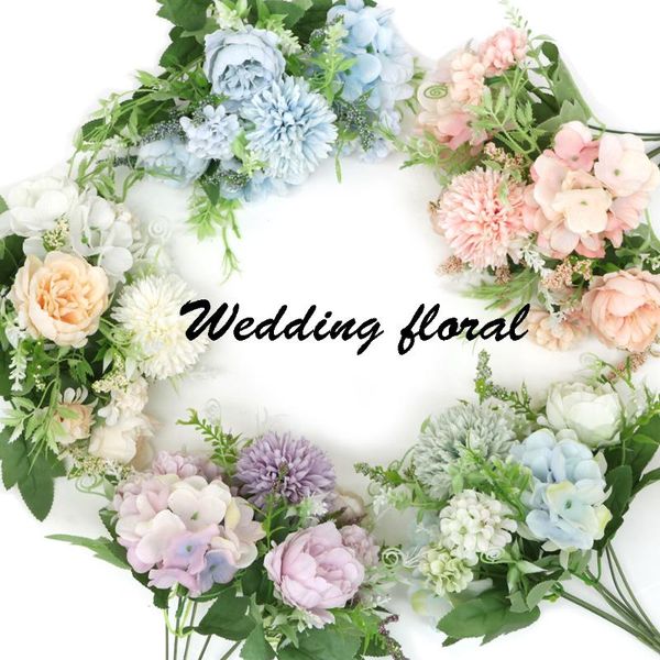 decorative flowers & wreaths 7 heads hydrangea artificial bouquet silk blooming fake peony bridal hand flower roses wedding centerpieces dec
decorative flowers & wreaths 7 heads hydrangea artificial bouquet silk blooming fake peony bridal hand flower roses wedding centerpieces dec