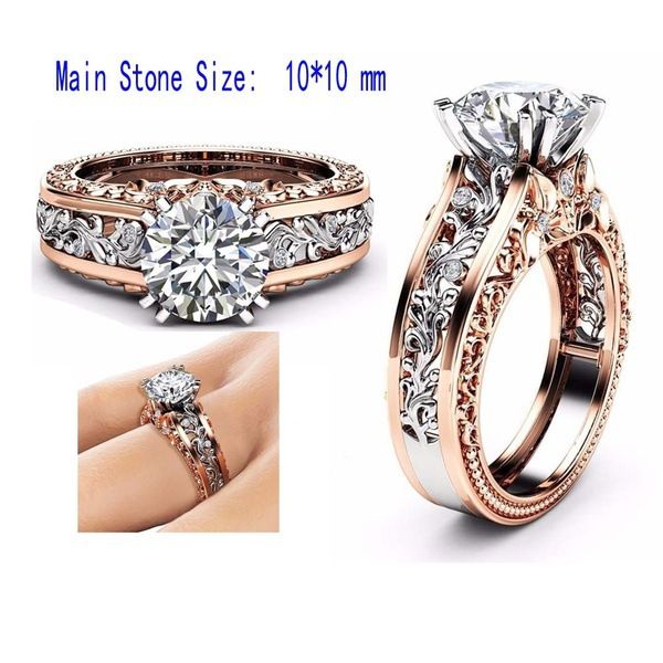 cluster rings double fair big zirconia engagement for women men rose gold color separation wedding ring austrian crystal jewelry kcr051m, Golden;silver
cluster rings double fair big zirconia engagement for women men rose gold color separation wedding ring austrian crystal jewelry kcr051m, Golden;silver
