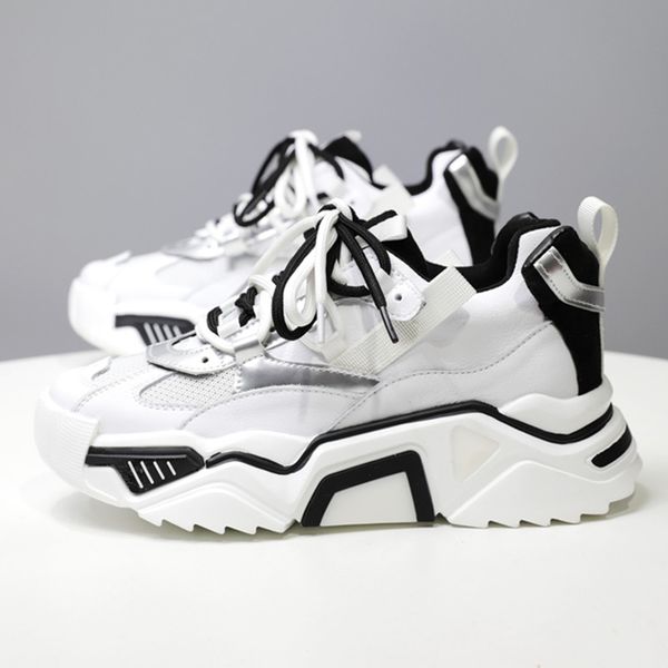 chunky sneakers casual shoes women's fashion sneakers lace shoes split leather quality flat shoes girls platform dad sneakers, Black
chunky sneakers casual shoes women's fashion sneakers lace shoes split leather quality flat shoes girls platform dad sneakers, Black