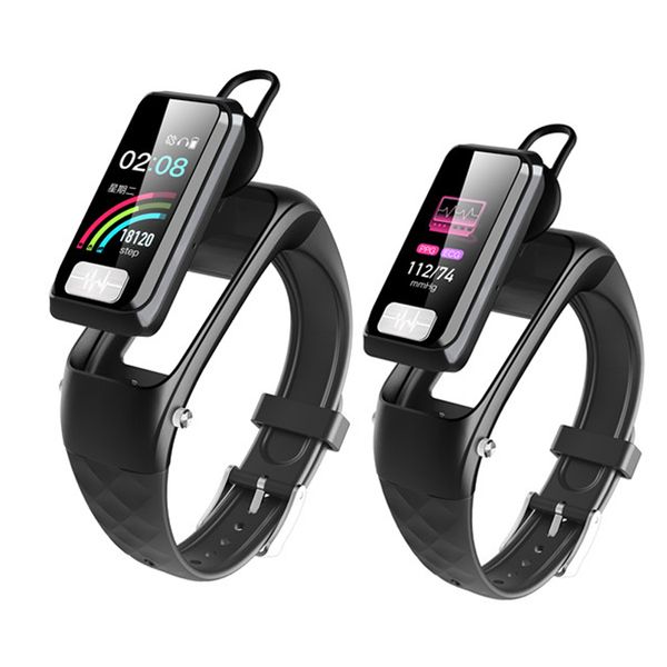 smart bracelet watch with bluetooth earphone 2 in1 ecg ppg heart rate blood pressure monitor sport drive call smart band for men
smart bracelet watch with bluetooth earphone 2 in1 ecg ppg heart rate blood pressure monitor sport drive call smart band for men