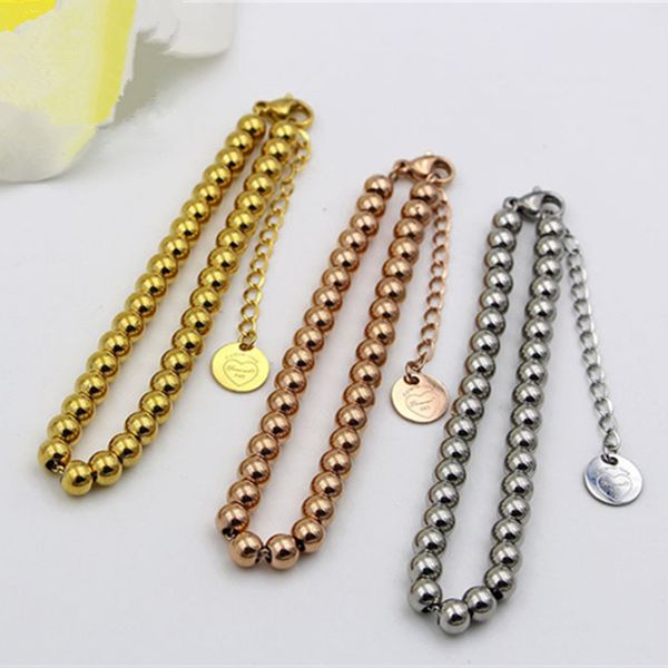 new gold color filled stainless steel beads bracelets women men heart customize 4/5mm strand bracelets k0004-1, Black
new gold color filled stainless steel beads bracelets women men heart customize 4/5mm strand bracelets k0004-1, Black