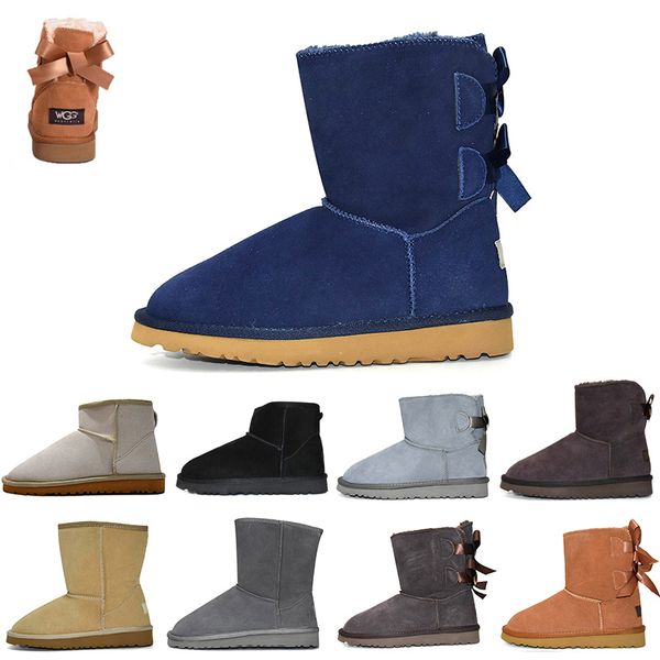 ale wnter leather short bowtie snow boots ribbons classic mini fashion women boots kneel half ankle chestnut beige grey womens shoes, Black
ale wnter leather short bowtie snow boots ribbons classic mini fashion women boots kneel half ankle chestnut beige grey womens shoes, Black