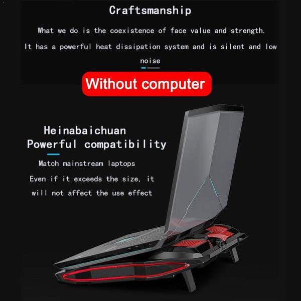 1pc cooling bracket rgb gaming lapcooler adjustable for 12-17 rpm air powerful 3000 notebook pad flow inch lap stand co q4y2 
1pc cooling bracket rgb gaming lapcooler adjustable for 12-17 rpm air powerful 3000 notebook pad flow inch lap stand co q4y2