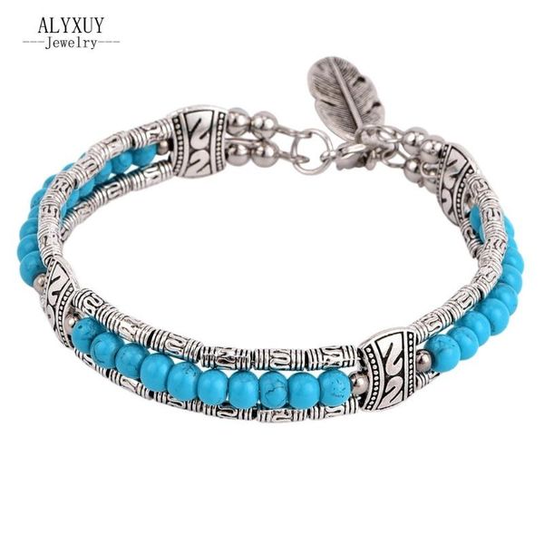 new vintage accessories jewelry silver color blue stone beads leaf bangle valentine's day lovers' gift b3408, Black
new vintage accessories jewelry silver color blue stone beads leaf bangle valentine's day lovers' gift b3408, Black
