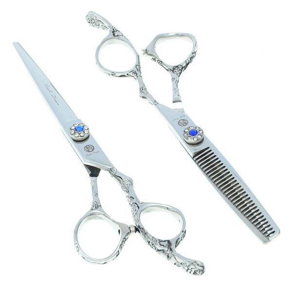 6.0" professional hair scissors plum flower handle japan 440c hairdressing hair cutting thinning shears salon tools lzs0299
6.0" professional hair scissors plum flower handle japan 440c hairdressing hair cutting thinning shears salon tools lzs0299